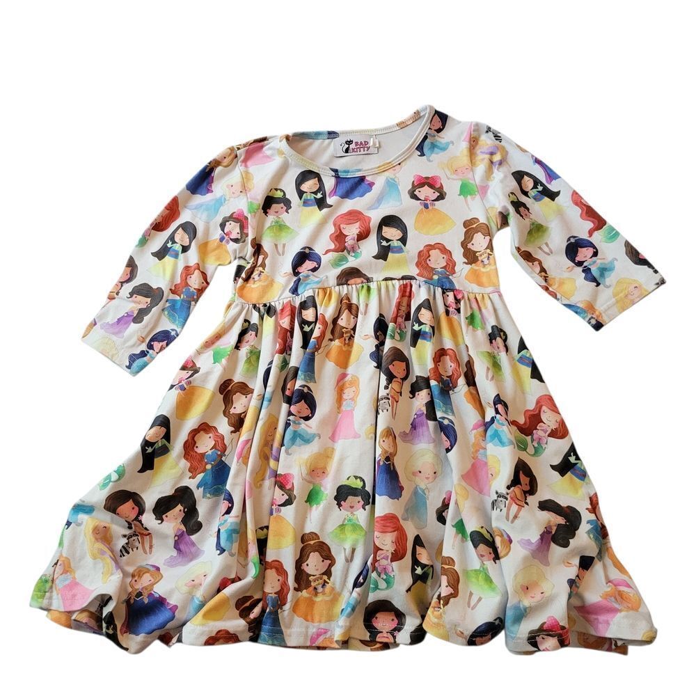 Bad Kitty Princess Pattern Dress